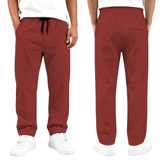 JAJAHO Boys Girls Sweatpants Back To School Clothes Casual Drawstring Relaxed Fit Straight Leg Pants 5-16Y