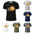 thumbnail image 1 of JAJAHO Boys Graphic Tees Basketball Printed Short Sleeve Crew Neck Loose Fit T Shirt For Kids 2-13Y, 1 of 4