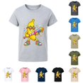 thumbnail image 1 of JAJAHO Boys Graphic Tees Funny Banana Print Short Sleeve Crew Neck Loose Fit Summer T Shirt For Kids 2-13Y, 1 of 4