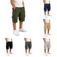 thumbnail image 1 of JAJAHO Boys Summer Cargo Shorts Drawstring Elastic Waist Jogger Athletic Shorts With Multi Pockets Kids Teens Sports Clothes 5-16Y, 1 of 5