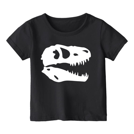 JAJAHO Boys T Shirts Summer Top Dinosaur Print Crew Neck Summer Short Sleeve Graphic Tee For Kids 3-13Y