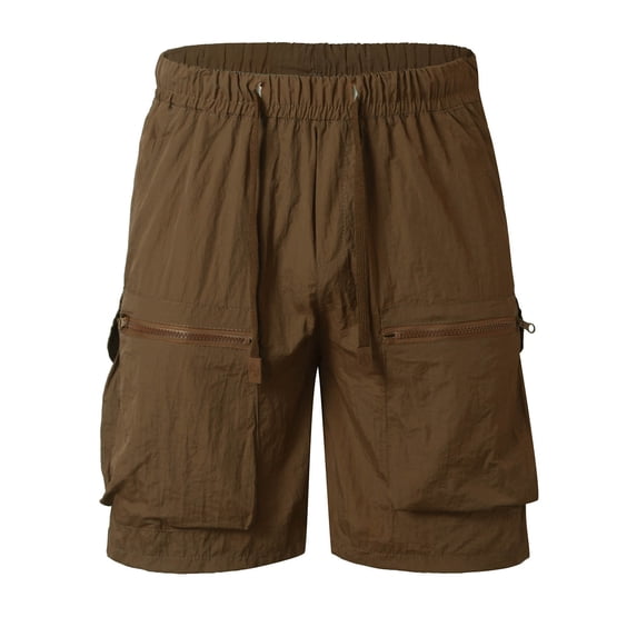 JAJAHO Cargo Shorts Mens Summer Loose Fit Wide Leg Drawstring Athletic Sports Shorts With Multi Pockets Comfy Bottoms