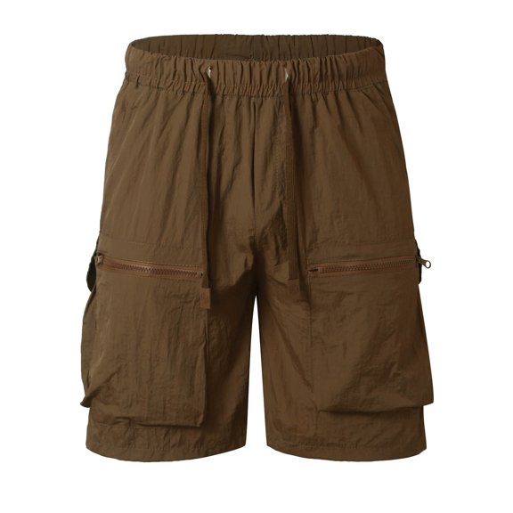 JAJAHO Cargo Shorts Mens Summer Loose Fit Wide Leg Drawstring Athletic Sports Shorts With Multi Pockets Comfy Bottoms