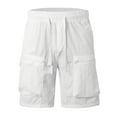 thumbnail image 1 of JAJAHO Cargo Shorts Mens Summer Loose Fit Wide Leg Drawstring Athletic Sports Shorts With Multi Pockets Versatile Bottoms, 1 of 7