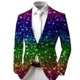 thumbnail image 1 of JAJAHO Carnival Boys Suit Jackets For Kids 3-14 Years Formal Wear Comfortable Fit Long Sleeve Button Up Blazer Rave Party, 1 of 4