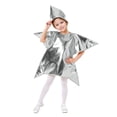 thumbnail image 1 of JAJAHO Court Star Dress Up Outfits For Kids Unisex Festive Performance Elegant Party Dress Up Wear Shining Star One-Pieces With Hat 2PCS Set Comfortable Outfit, 1 of 5