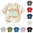 thumbnail image 1 of JAJAHO First Day Of School Shirts Boys Girls Back to School Clothes Cartoon Dinosaur Graphic Tees Tops 2-13Y, 1 of 3