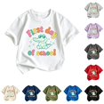 thumbnail image 1 of JAJAHO First Day Of School Shirts Boys Girls Back to School Clothes Cartoon Dinosaur Graphic Tees Tops 2-13Y, 1 of 3