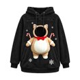 thumbnail image 1 of JAJAHO Fuzzy Pet Carrier Hoodie Christmas Unisex Small Animal Holding Sweatshirt Cat Dog Pouch Pullover Tops, 1 of 6