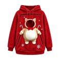 thumbnail image 1 of JAJAHO Fuzzy Pet Carrier Hoodie Christmas Unisex Small Animal Holding Sweatshirt Cat Dog Pouch Pullover Tops, 1 of 6