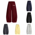 thumbnail image 1 of JAJAHO Girls Baggy Sweatpants Atlanta Letter Print Casual Drawstring Kids Tapered Athletic Jogger Pants 5-15Y, 1 of 4