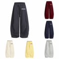 thumbnail image 1 of JAJAHO Girls Baggy Sweatpants Atlanta Letter Print Casual Drawstring Kids Tapered Athletic Jogger Pants 5-15Y, 1 of 4
