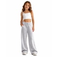 thumbnail image 1 of JAJAHO Girls Baggy Sweatpants Casual Drawstring Wide Leg Trendy Streetwear Kids Sweat Pants Sizes 5-13Y, 1 of 5