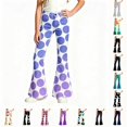 thumbnail image 1 of JAJAHO Girls Flare Leggings Flat Front Polka Dot Bootcut Pants For Girls Clothes, Sizes 5-16, 1 of 4