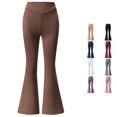 thumbnail image 1 of JAJAHO Girls Flare Leggings Sizes 5-14 Back To School Clothes Kids High Waisted Stretchy School Uniforms Pants, 1 of 5