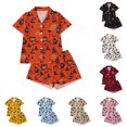 thumbnail image 1 of JAJAHO Girls Halloween Pajamas Sets Sizes 3-14 Kids Pumpkin Sleepwear Girls Halloween 2 Pcs PJS, 1 of 9