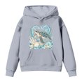 thumbnail image 1 of JAJAHO Girls Hoodie Turtle Graphic Kids Ocean Animal Print Pullover Sweatshirt Sizes 2-13 Casual Long Sleeve Fall Tops, 1 of 3