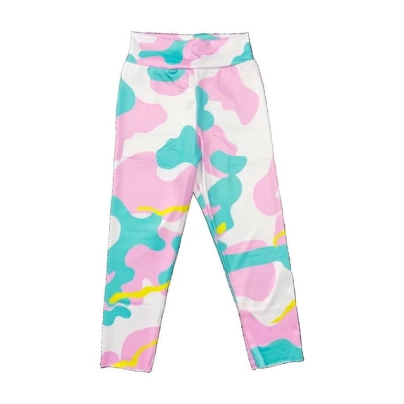 JAJAHO Girls Leggings For Sports Yoga Stretchy Soft Athletic Workout Pants For Kids 2-13Y