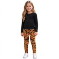 thumbnail image 1 of JAJAHO Girls Leggings Zebra Striped Print Soft Footless Stretchy Tights Pants For Kids 18M-10Y, 1 of 4