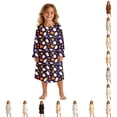 thumbnail image 1 of JAJAHO Girls Nightgown Halloween Pajamas Long Sleeve Ruffle Princess Sleep Dress For Kids 3-14Y, 1 of 5