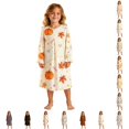 thumbnail image 1 of JAJAHO Girls Nightgown Halloween Pajamas Long Sleeve Ruffle Princess Sleep Dress For Kids 3-14Y, 1 of 5
