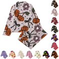 thumbnail image 1 of JAJAHO Girls Pajamas Sets Halloween Sleepwear Sizes 3-14 Button Down Long Sleeve Shirts Pants 2 Piece Set, 1 of 4