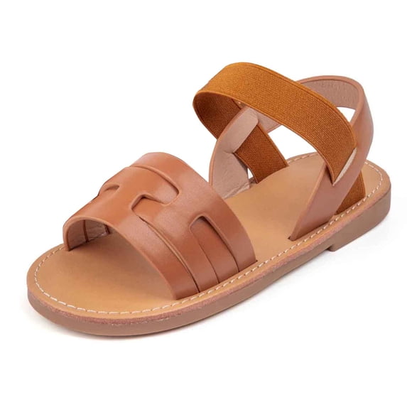 JAJAHO Girls Sandals For Toddlers Kids Breathable Lightweight Casual Outdoor Summer Shoes Open Toe Comfortable Footwear Ages 2-8 Years Stylish Shoes