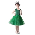 thumbnail image 1 of JAJAHO Girls Sleeveless Dress With Star Sequins Layered Mesh Puffy Skirt Party Dance Princess Dress Clothes For Kids 3-14 Years Stylish Dresses, 1 of 5