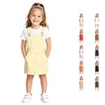 thumbnail image 1 of JAJAHO Girls Summer Clothes Overall Dress For Kids Girl Casual Loose Fit Adjustable Straps Mini Pinafore Dresses With Pockets 4-13Y Versatile Dresses, 1 of 4