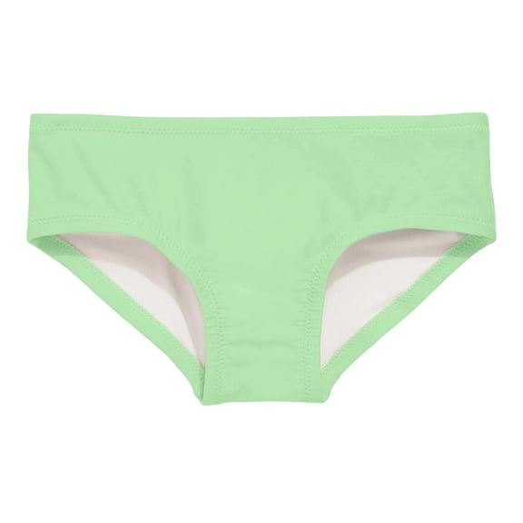 JAJAHO Girls Swimsuit Briefs UPF 50 Rash Guard Bathing Suit Bottoms Kids Toddler Quick Dry Solid Color Swim Brief 2-8Y Stylish Beachwear