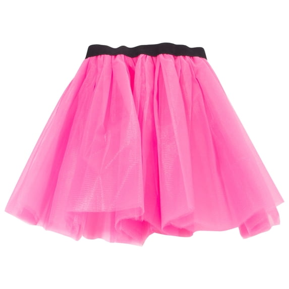 JAJAHO Girls Tutu Tulle Skirts 3 Layers Mesh Elastic Waist Mini Skirts Ballet Dance Wear Stylish Skirt