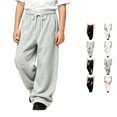 thumbnail image 1 of JAJAHO Halloween Boys Girls Baggy Sweatpants Spider Web Graphic Drawstring Wide Leg Jogger Pants For Kids Teens 4-15Y, 1 of 5