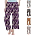 thumbnail image 1 of JAJAHO Halloween Pajamas Pants Kids Loose Straight Leg Casual Sleepwear Pants For Boys Girls 3-14Y, 1 of 4