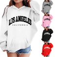 thumbnail image 1 of JAJAHO Hoodies For Girls California Shirt Los Angeles Oversized Long Sleeve Sweatshirt, Sizes 3-12Y, 1 of 3