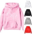 thumbnail image 1 of JAJAHO Hoodies For Girls Horse Printed Long Sleeve Sweatshirt Kids Loose Fit Fall Pullover Long Sleeve Tops 4-14Y, 1 of 4