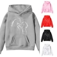 thumbnail image 1 of JAJAHO Hoodies For Girls Horse Printed Long Sleeve Sweatshirt Kids Loose Fit Fall Pullover Long Sleeve Tops 4-14Y, 1 of 4