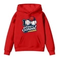 thumbnail image 1 of JAJAHO Kids 100 Days Of School Hoodies 100Th Day Of School Boys Girls Letter Printed Long Sleeve Sweatshirt Soft Tops, 1 of 4