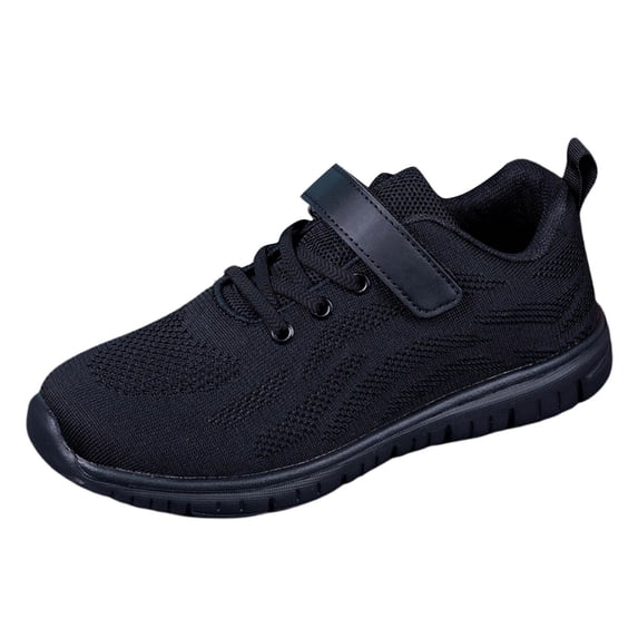 JAJAHO Kids Athletic Tennis Shoes Mesh Breathable Lightweight Running Non- Strap Sneakers For Boys Girls Stylish Shoes