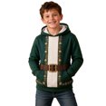 thumbnail image 1 of JAJAHO Kids Boys Christmas Hoodie 3D Printed Funny Santa Hoodie Xmas Holiday Party Tops For 1-16 Years, 1 of 5
