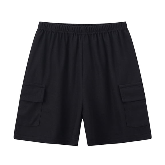JAJAHO Kids Cargo Shorts Boys Girls Athletic Breathable Mesh Shorts With Multi Pockets For Kids Toddler 2-12Y Trendy Bottoms