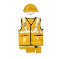 thumbnail image 1 of JAJAHO Kids Engineer Dress Up Outfits Sleeveless Vest With Waist Pouch Hat For Themed Party 3 Piece Set Versatile Outfit, 1 of 8