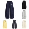 thumbnail image 1 of JAJAHO Kids Girls Baggy Sweatpants California Letter Print Girls Tapered Sweatpants Sizes 5-15Y, 1 of 4