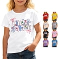 thumbnail image 1 of JAJAHO Kids Girls First Day Of Kindergarten Shirt Back to School Tees Tops Short Sleeve Crew Neck T Shirts, 1 of 5