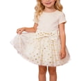 thumbnail image 1 of JAJAHO Kids Girls Polka Dot Tulle Skirt Toddler Sparkly Tutu Girls Clothes Ballet Dance Party Bowknot Skirts Stylish Skirt, 1 of 4