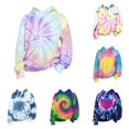 thumbnail image 1 of JAJAHO Kids Hoodies Boys Girls Tie Dye Printed Sweatshirt Long Sleeve Pocket Fall Pullover Tops 2-14Y, 1 of 3