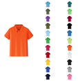 thumbnail image 1 of JAJAHO Kids Polo Shirts For Boy Girl School Uniform Solid Color Basic Lapel Tops Back To Clothes 4-12Y, 1 of 6