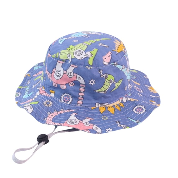 JAJAHO Kids Sun Hat UPF 50+ Toddler Summer Bucket Hat Outdoor Fishing Beach Floppy Cap For Boys Girls 6M-10Y
