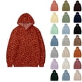 thumbnail image 1 of JAJAHO Kids Sweatshirts Boys Girls Leopard Hoodies Y2k Long Sleeve Fall Pullover Hoody Top 2-12Y, 1 of 3