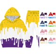thumbnail image 1 of JAJAHO Kids Sweatsuit Boys Girls Ice Cream Print Outfit Long Sleeve Hoodies And Sweatpants 2 Piece Set 2-13Y, 1 of 5