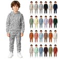 thumbnail image 1 of JAJAHO Kids Sweatsuit Boys Girls Leopard Outfit Long Sleeve Hoodies And Sweatpants 2 Piece Set 3-13Y, 1 of 4